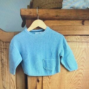 Blue Kids Shirt with Pocket